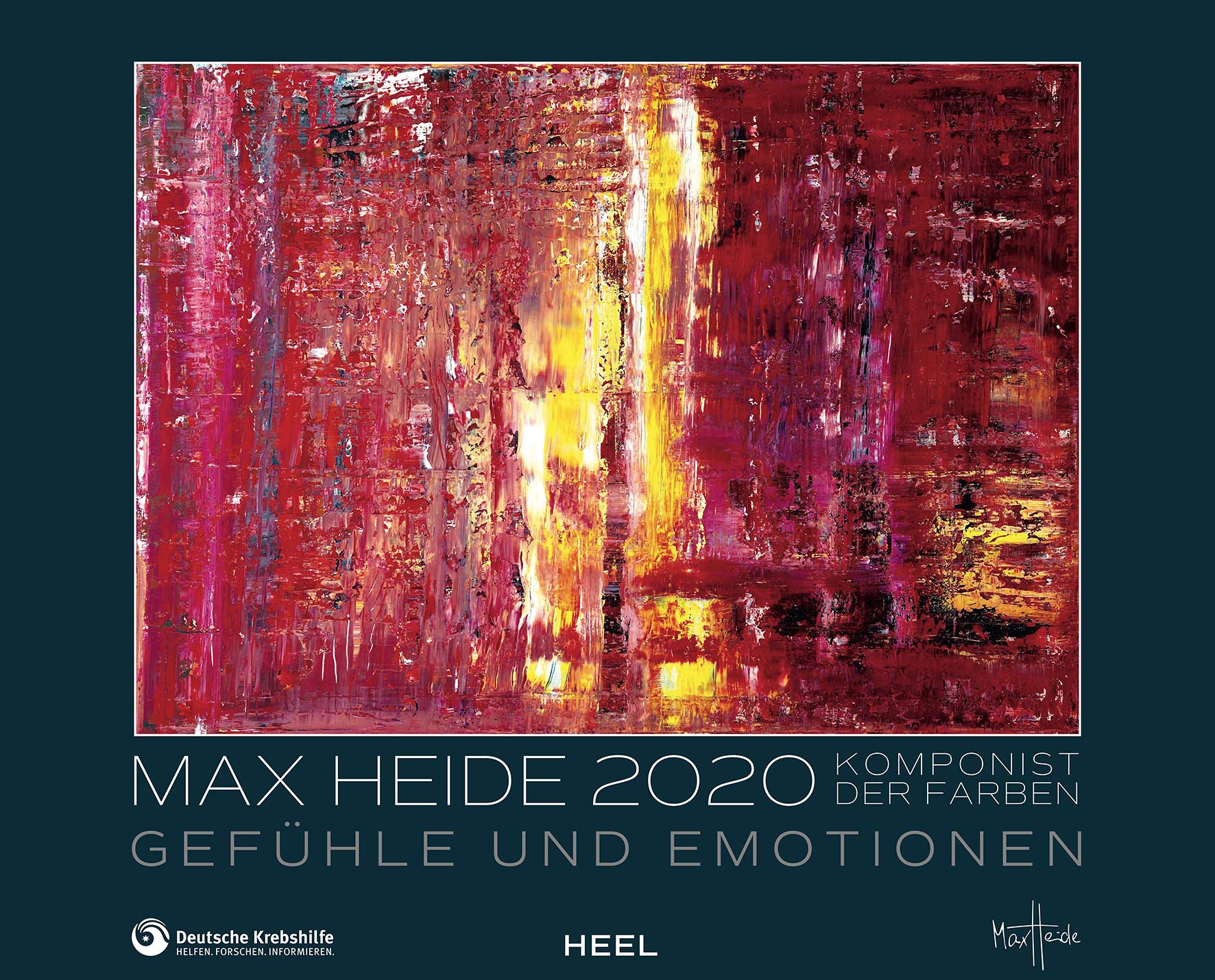 Premium-Kalender: Max Heide 2020 zugunsten der Deutschen Krebshilfe