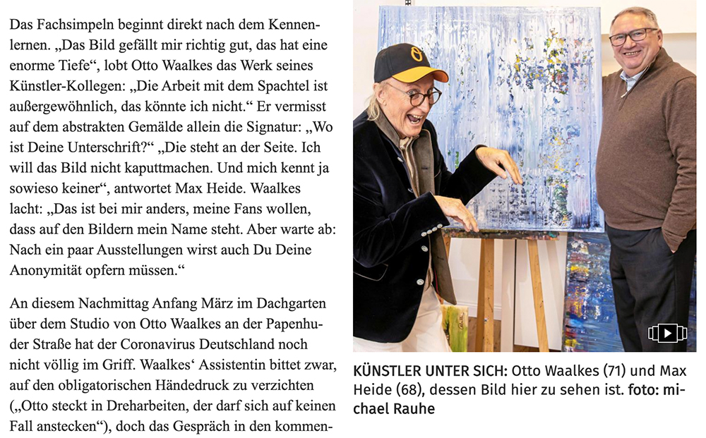 Otto Waalkes und Max Heide übers Malen