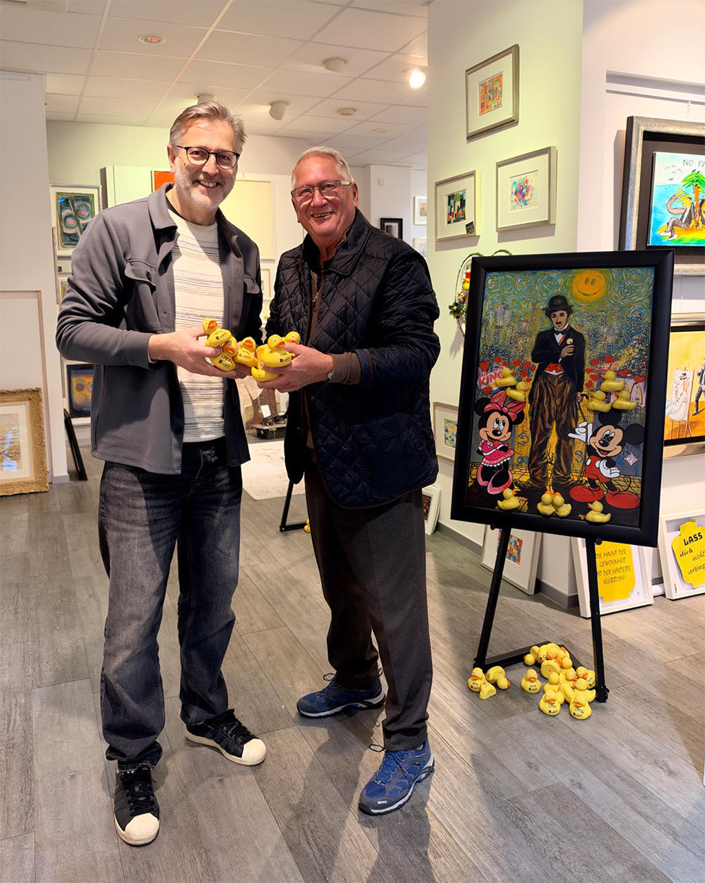 Detlev Kümmel & Max Heide in der Kuemmel.Gallery in Iserlohn-Letmathe