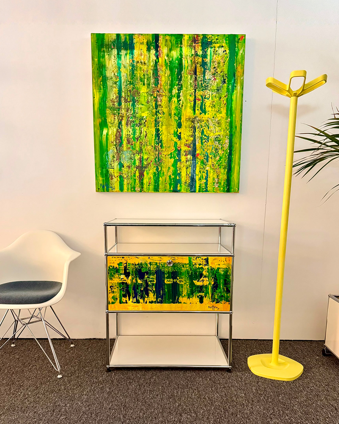 Designklassiker USM Haller wird zum Kunstwerk